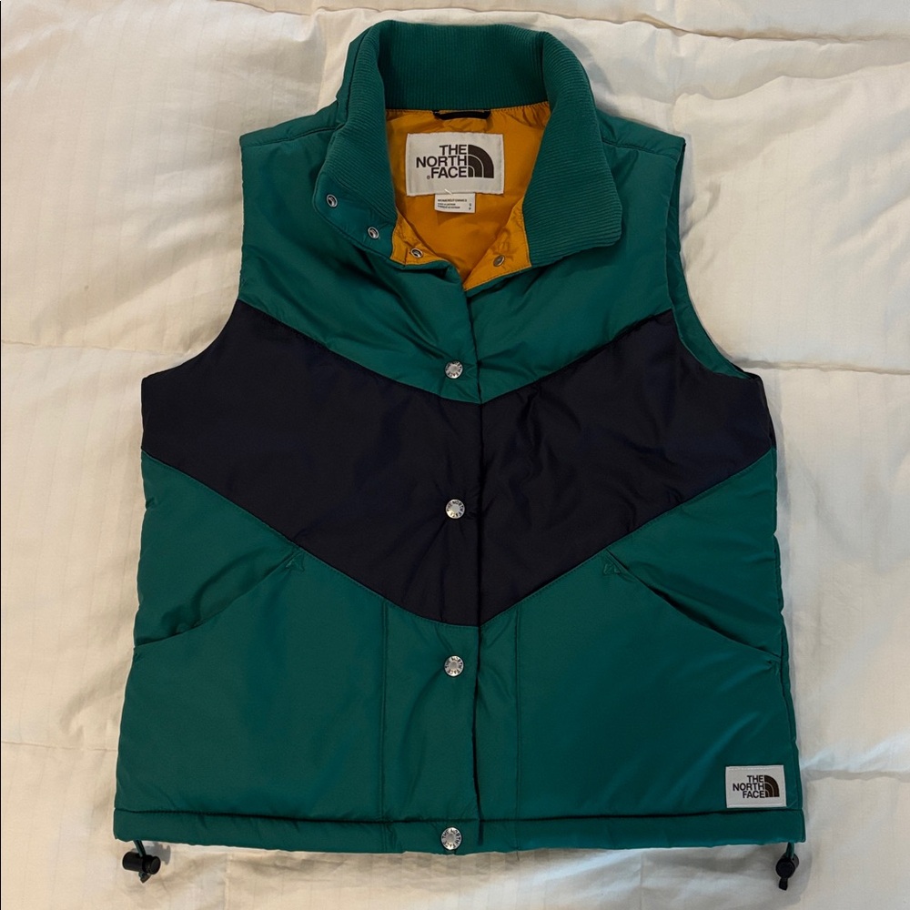 The North Face Teal and Navy Vest